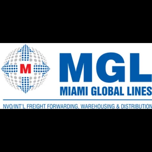 New Jersey, NJ - MGL - Miami Global Lines (New Jersey, Head Office)
(Formerly known as Miami Freight & Logistics Services, Inc. dba Miami Global Freight Lines, Inc.) logo