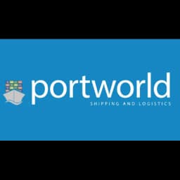 PORT WORLD SHIPPING AND LOGISTICS SERVICES logo