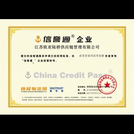 JIANG SU EURASIAN LANDBRIDGE SUPPLY CHAIN MANAGEMENT LIMITE logo