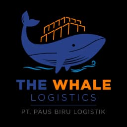 The Whale Logistics (PT. Paus Biru Logistik) logo